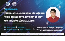 Seminar: Tình trạng lo âu của người dân Việt Nam trong đại dịch COVID-19 và một số gợi ý cho thực hành công tác xã hội