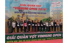 Danh sách học sinh, sinh viên được nhận học bổng tài trợ thông qua Giải Tennis Trường Đại học Vinh mở rộng năm 2018