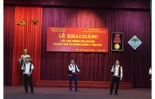 Khai giảng khóa đào tạo lớp 58E2  ngành Luật và lớp 58E3 ngành Quản lý văn hóa tại tỉnh Điện Biên