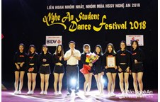 Trường Đại học Vinh đạt giải Nhất cuộc thi Student Dance Festival 2018