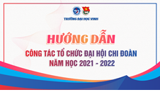 Đoàn Trường Đại học Vinh ban hành bộ infographic hướng dẫn đại hội chi đoàn nhiệm kỳ 2021 - 2022  ​